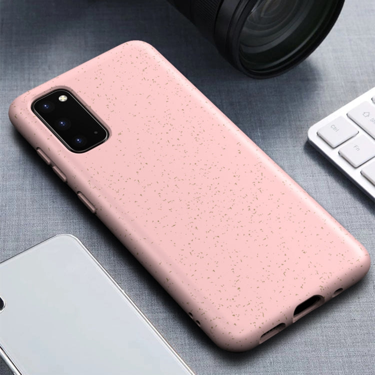 For Galaxy S20 Matted Texture Wheat Straw Protective Case