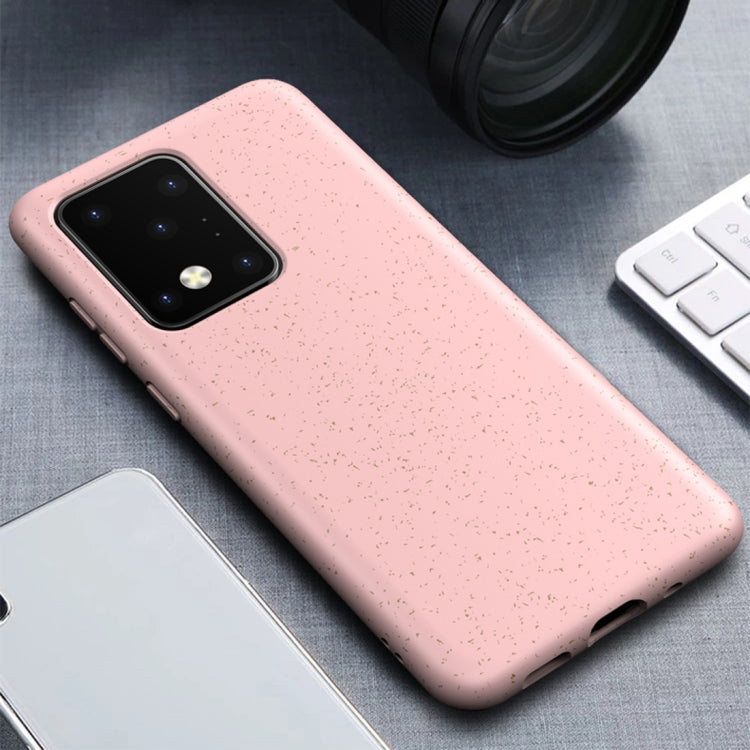 For Galaxy S20 Ultra Matted Texture Wheat Straw Protective Case