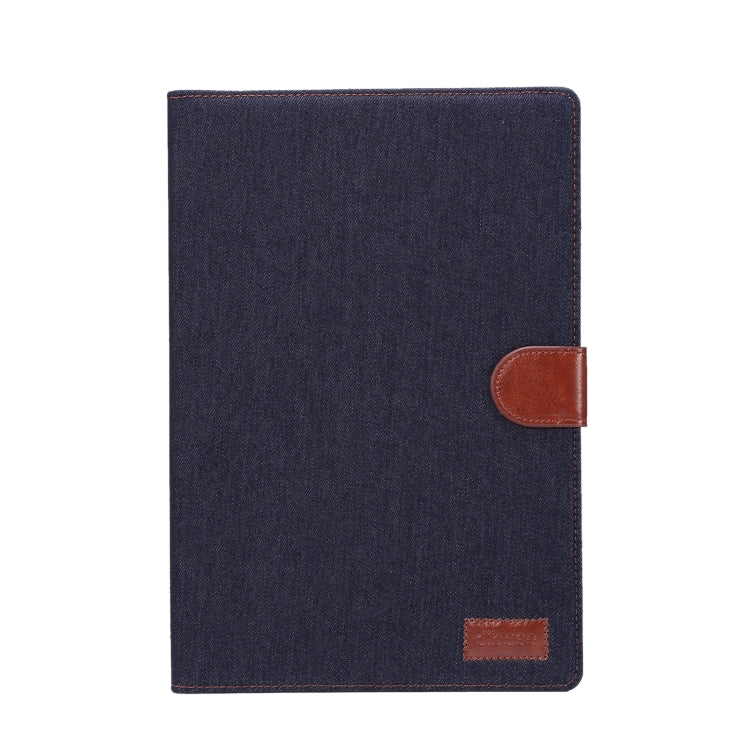 For Samsung Galaxy Tab A8 10.5 2021 X200 / X205 Denim Cloth Leather Smart Tablet Case