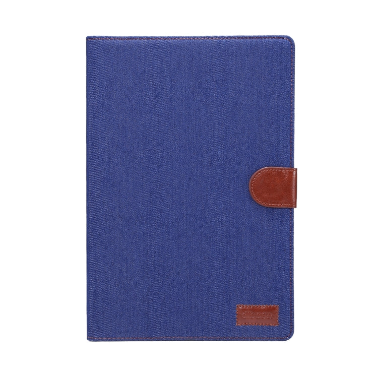 For Samsung Galaxy Tab A8 10.5 2021 X200 / X205 Denim Cloth Leather Smart Tablet Case