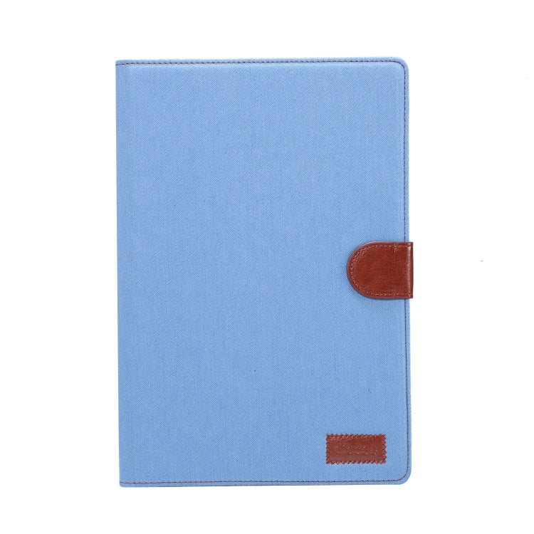 For Samsung Galaxy Tab A8 10.5 2021 X200 / X205 Denim Cloth Leather Smart Tablet Case