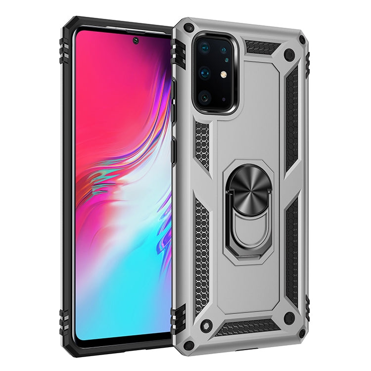 For Galaxy S20+ Shockproof TPU + PC Protective Case with 360 Degree Rotating Holder