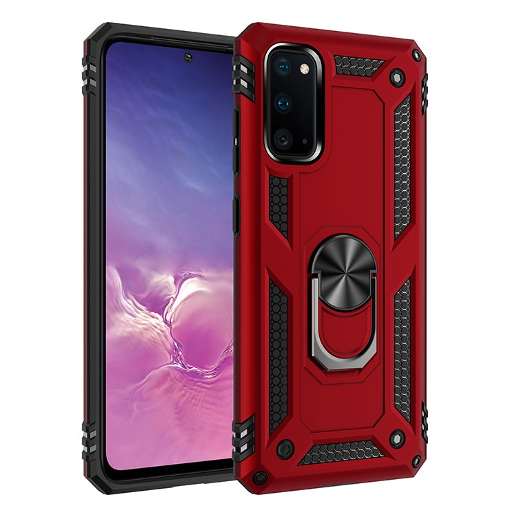 For Galaxy S20 Shockproof TPU + PC Protective Case with 360 Degree Rotating Holder
