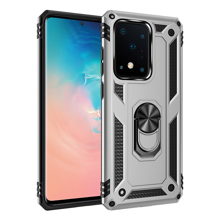 For Galaxy S20 Ultra Shockproof TPU + PC Protective Case with 360 Degree Rotating Holder