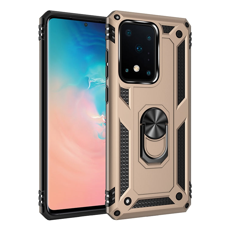 For Galaxy S20 Ultra Shockproof TPU + PC Protective Case with 360 Degree Rotating Holder
