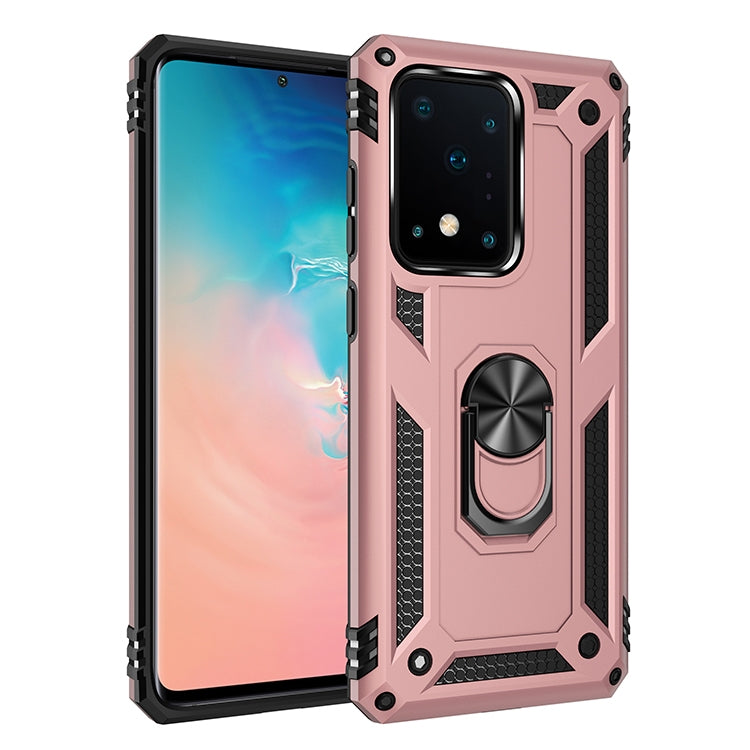 For Galaxy S20 Ultra Shockproof TPU + PC Protective Case with 360 Degree Rotating Holder