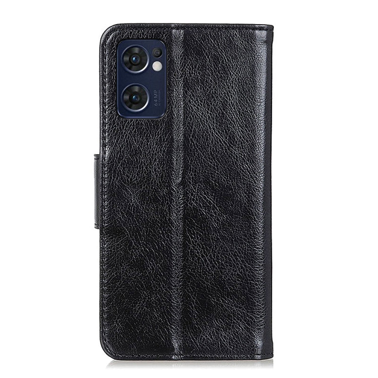 For OPPO Reno7 5G / Find X5 Lite Nappa Texture Horizontal Flip Leather Phone Case
