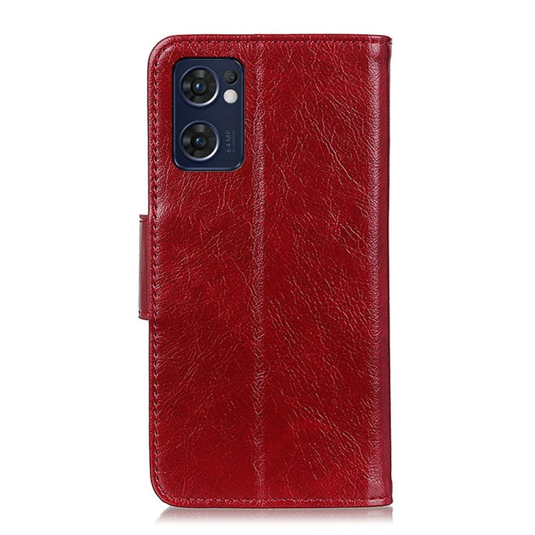 For OPPO Reno7 5G / Find X5 Lite Nappa Texture Horizontal Flip Leather Phone Case