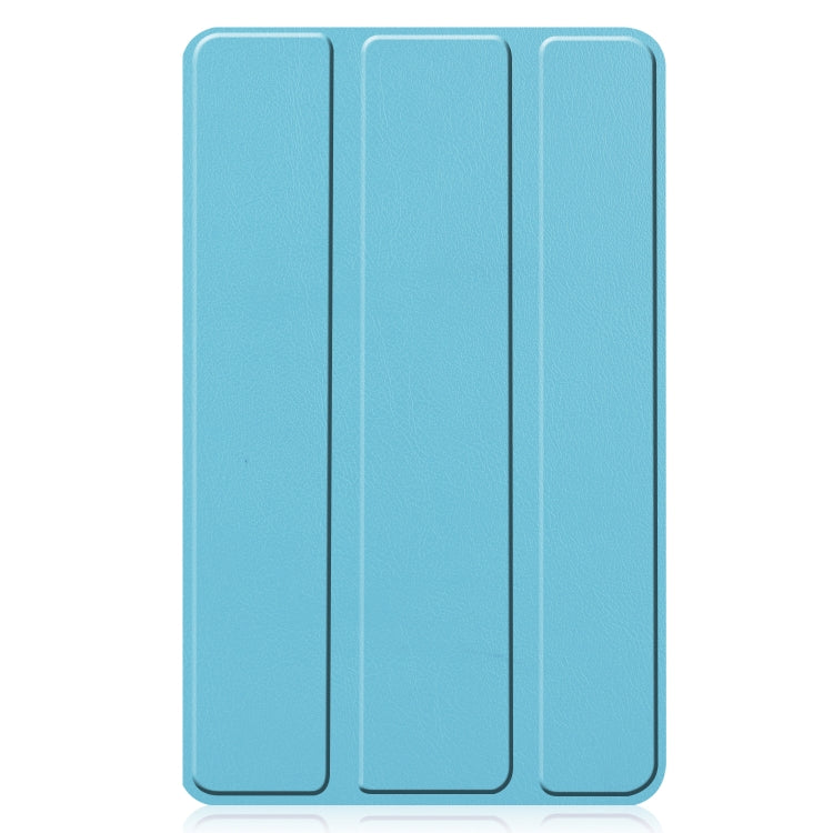 For Lenovo Tab M7 Custer Texture Horizontal Flip PU Leather Case with Three-folding Holder