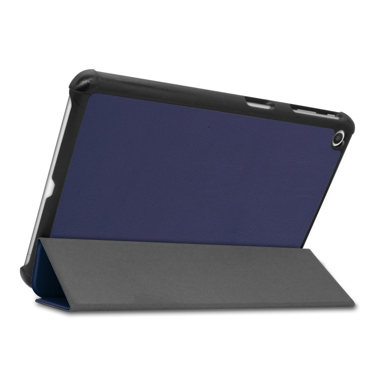 For LG G Pad 5 10.1 Custer Texture Horizontal Flip PU Leather Case with Three-folding Holder