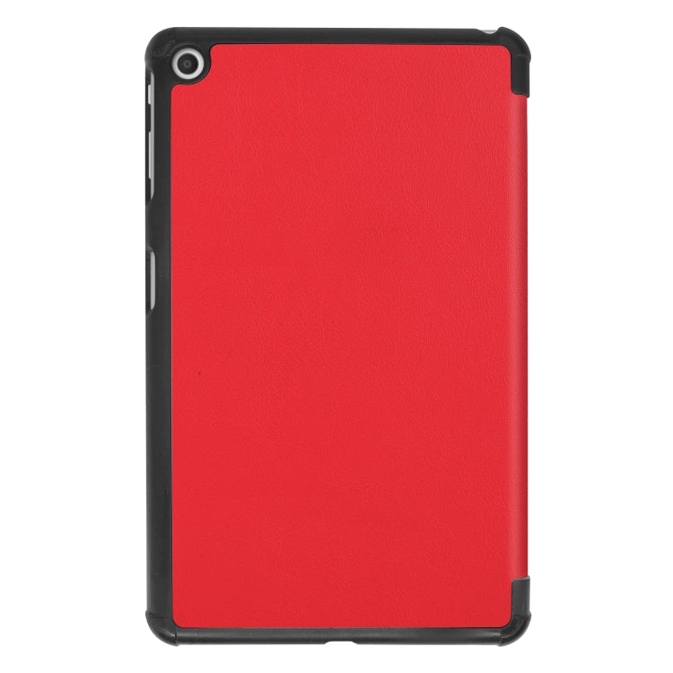 For LG G Pad 5 10.1 Custer Texture Horizontal Flip PU Leather Case with Three-folding Holder