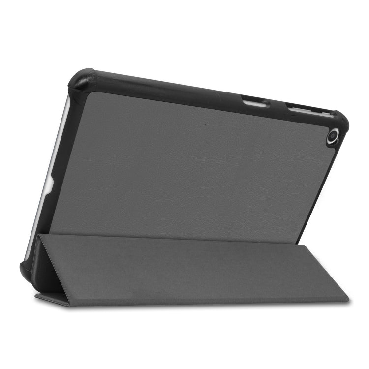 For LG G Pad 5 10.1 Custer Texture Horizontal Flip PU Leather Case with Three-folding Holder
