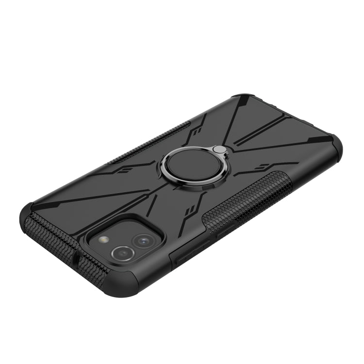 For Samsung Galaxy A03 166mm EU Version Armor Bear Shockproof PC + TPU Phone Case
