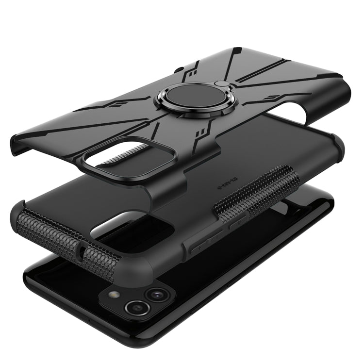 For Samsung Galaxy A03 166mm EU Version Armor Bear Shockproof PC + TPU Phone Case