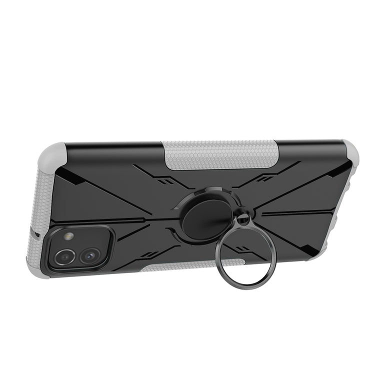 For Samsung Galaxy A03 166mm EU Version Armor Bear Shockproof PC + TPU Phone Case