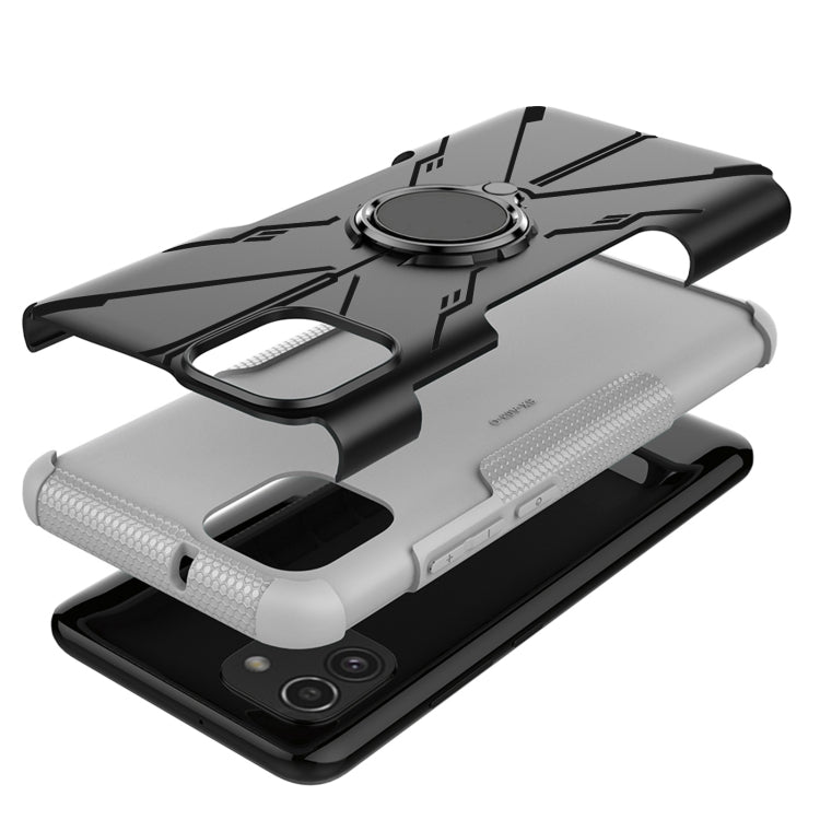 For Samsung Galaxy A03 166mm EU Version Armor Bear Shockproof PC + TPU Phone Case