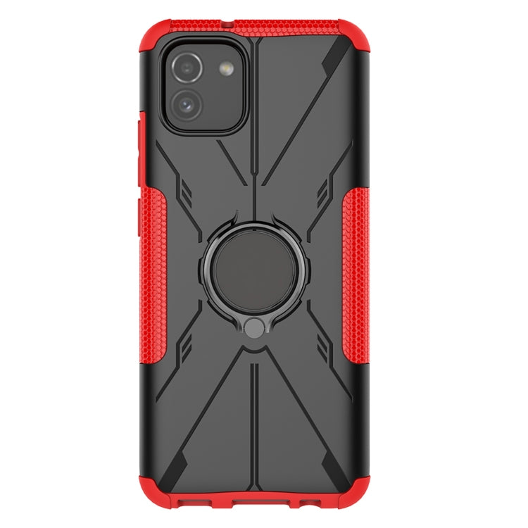 For Samsung Galaxy A03 166mm EU Version Armor Bear Shockproof PC + TPU Phone Case