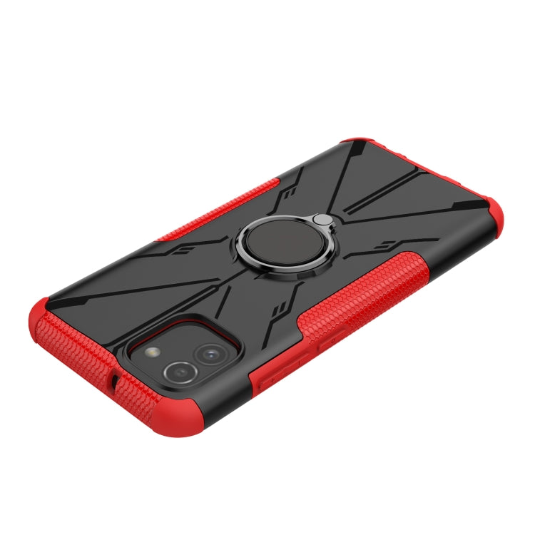 For Samsung Galaxy A03 166mm EU Version Armor Bear Shockproof PC + TPU Phone Case