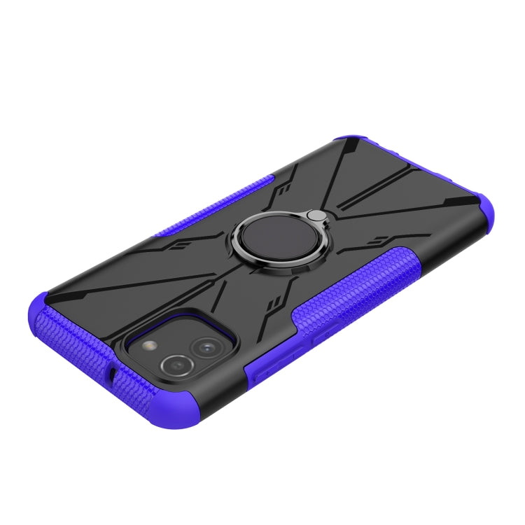 For Samsung Galaxy A03 166mm EU Version Armor Bear Shockproof PC + TPU Phone Case