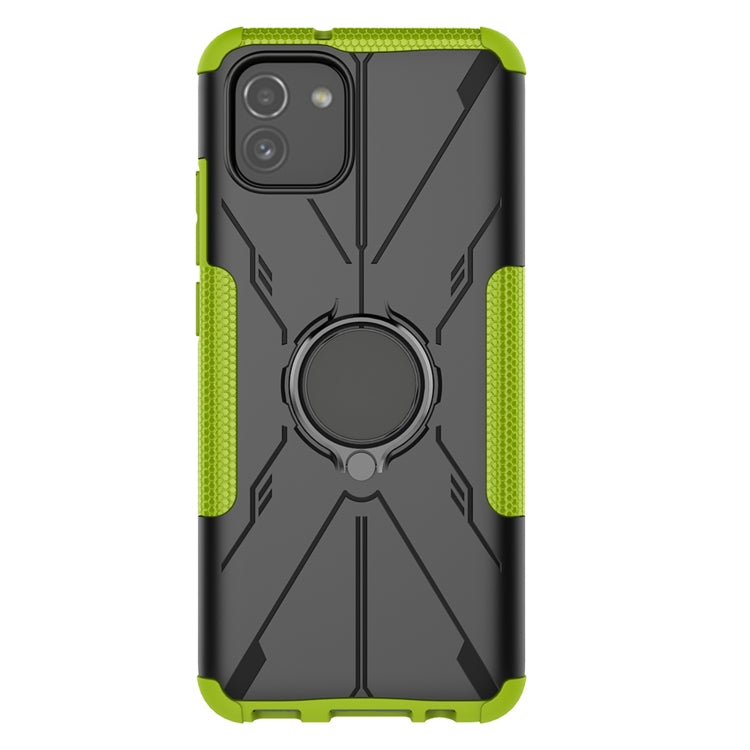 For Samsung Galaxy A03 166mm EU Version Armor Bear Shockproof PC + TPU Phone Case