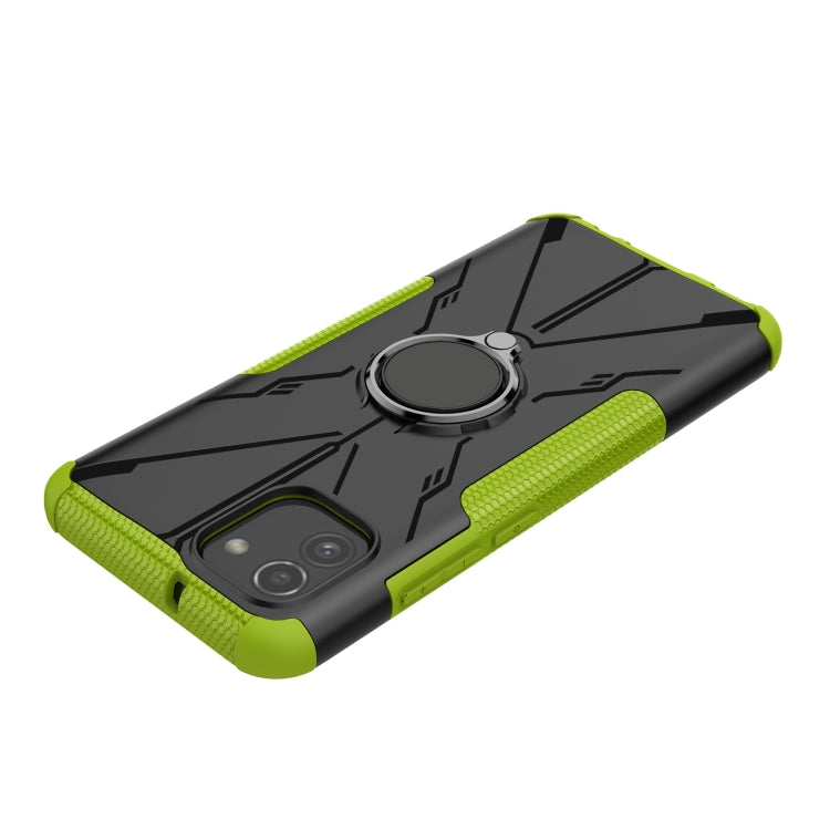 For Samsung Galaxy A03 166mm EU Version Armor Bear Shockproof PC + TPU Phone Case