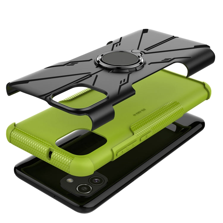For Samsung Galaxy A03 166mm EU Version Armor Bear Shockproof PC + TPU Phone Case