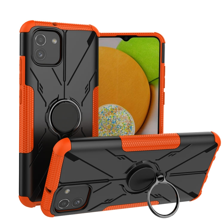 For Samsung Galaxy A03 166mm EU Version Armor Bear Shockproof PC + TPU Phone Case