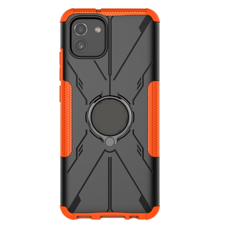 For Samsung Galaxy A03 166mm EU Version Armor Bear Shockproof PC + TPU Phone Case