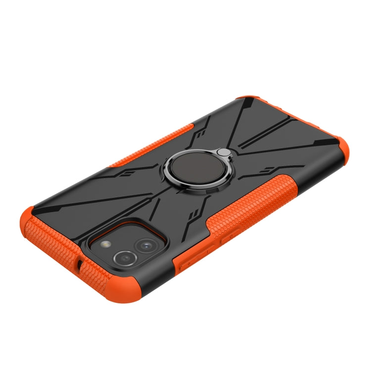 For Samsung Galaxy A03 166mm EU Version Armor Bear Shockproof PC + TPU Phone Case