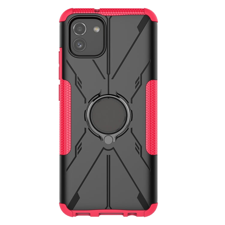 For Samsung Galaxy A03 166mm EU Version Armor Bear Shockproof PC + TPU Phone Case