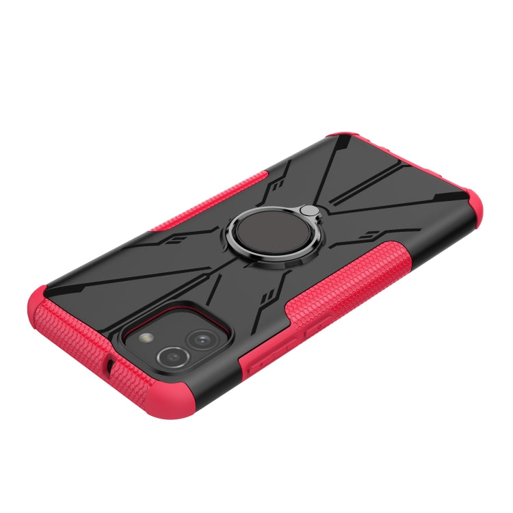 For Samsung Galaxy A03 166mm EU Version Armor Bear Shockproof PC + TPU Phone Case