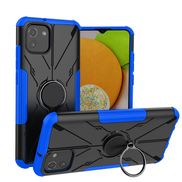 For Samsung Galaxy A03 166mm EU Version Armor Bear Shockproof PC + TPU Phone Case