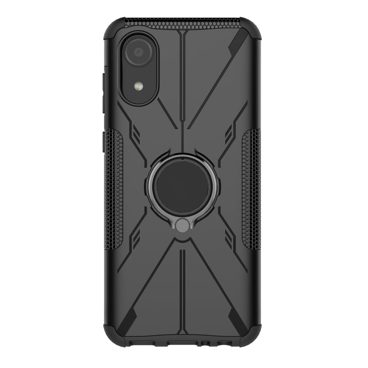 For Samsung Galaxy A03 Core Armor Bear Shockproof PC + TPU Phone Case