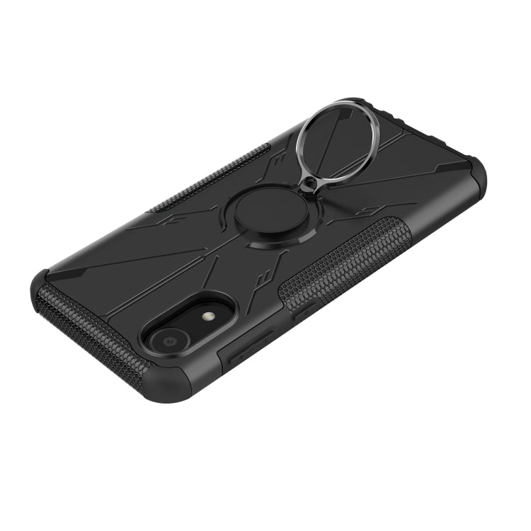 For Samsung Galaxy A03 Core Armor Bear Shockproof PC + TPU Phone Case