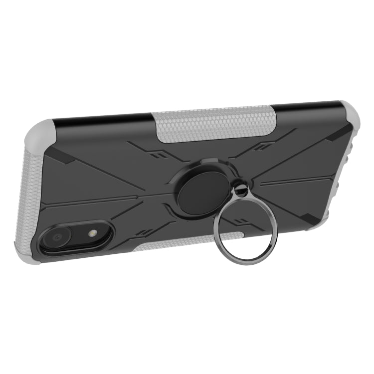 For Samsung Galaxy A03 Core Armor Bear Shockproof PC + TPU Phone Case
