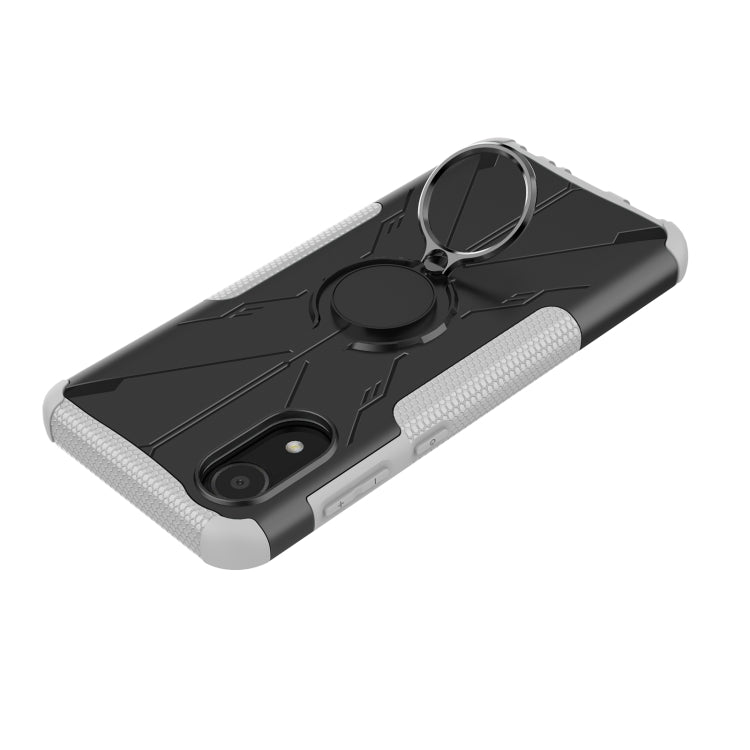 For Samsung Galaxy A03 Core Armor Bear Shockproof PC + TPU Phone Case
