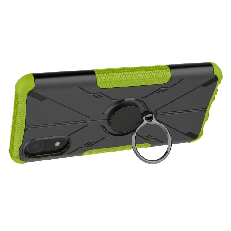 For Samsung Galaxy A03 Core Armor Bear Shockproof PC + TPU Phone Case