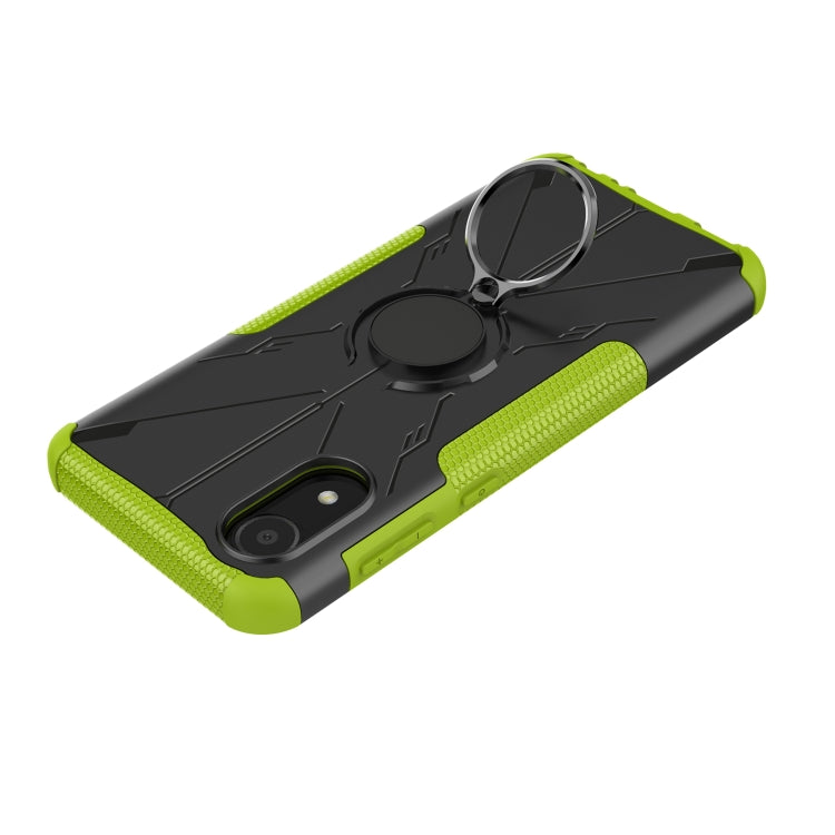 For Samsung Galaxy A03 Core Armor Bear Shockproof PC + TPU Phone Case