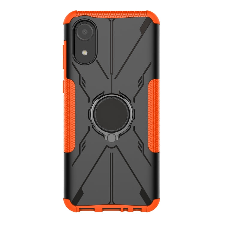 For Samsung Galaxy A03 Core Armor Bear Shockproof PC + TPU Phone Case