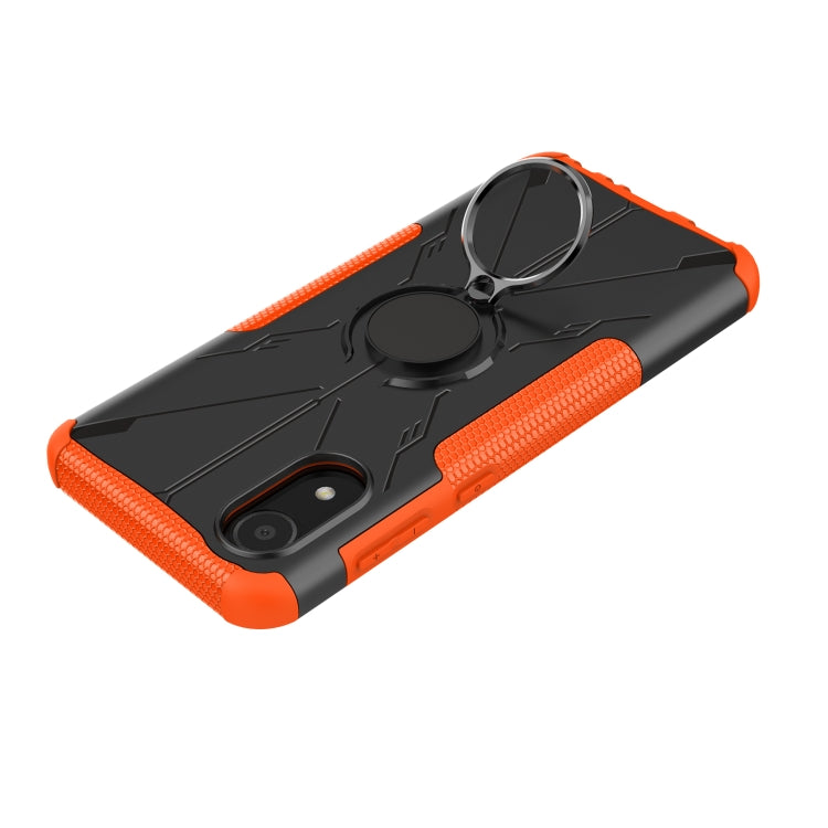 For Samsung Galaxy A03 Core Armor Bear Shockproof PC + TPU Phone Case