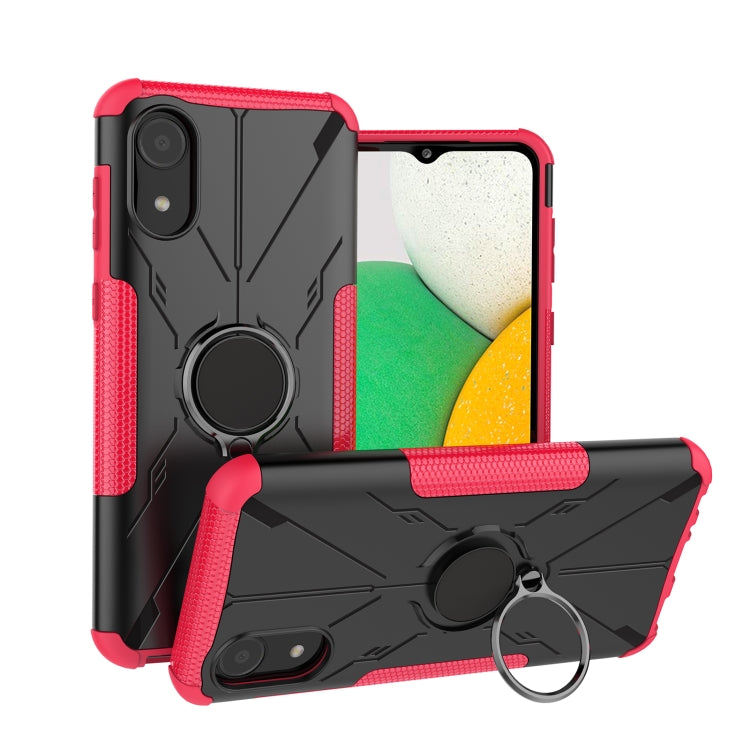 For Samsung Galaxy A03 Core Armor Bear Shockproof PC + TPU Phone Case