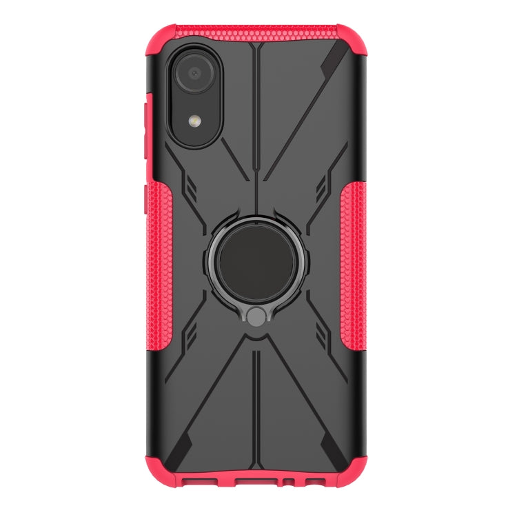 For Samsung Galaxy A03 Core Armor Bear Shockproof PC + TPU Phone Case