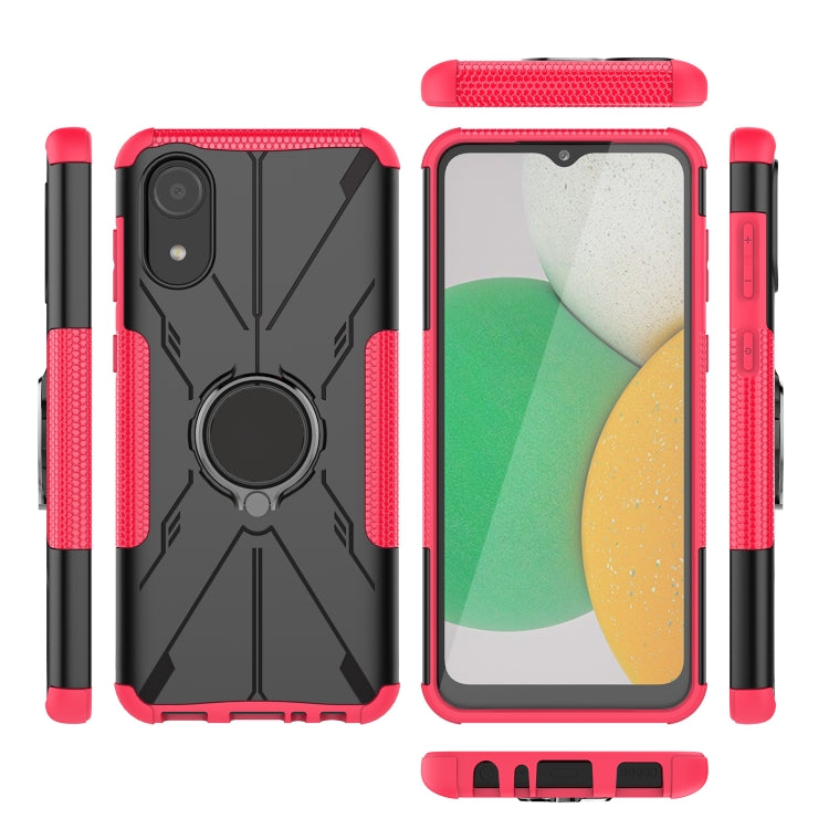 For Samsung Galaxy A03 Core Armor Bear Shockproof PC + TPU Phone Case
