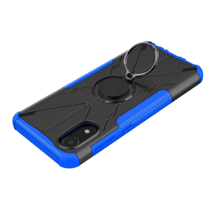 For Samsung Galaxy A03 Core Armor Bear Shockproof PC + TPU Phone Case