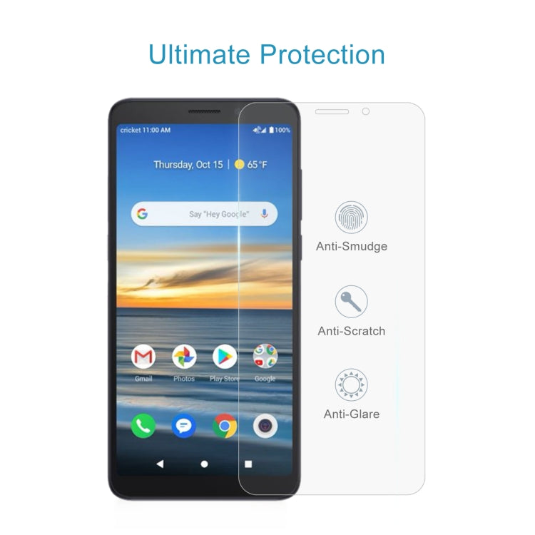 50 PCS 0.26mm 9H 2.5D Tempered Glass Film For Alcatel Lumos