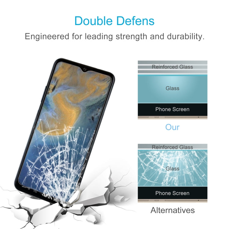 50 PCS 0.26mm 9H 2.5D Tempered Glass Film For ZTE Blade A72 2022 4G