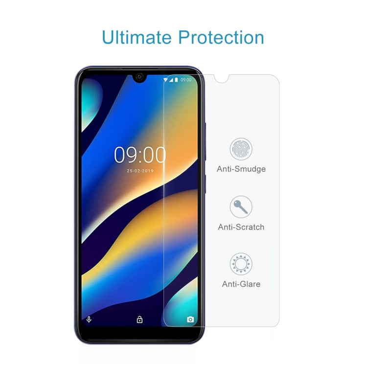 50 PCS 0.26mm 9H 2.5D Tempered Glass Film For Wiko View 3 Lite