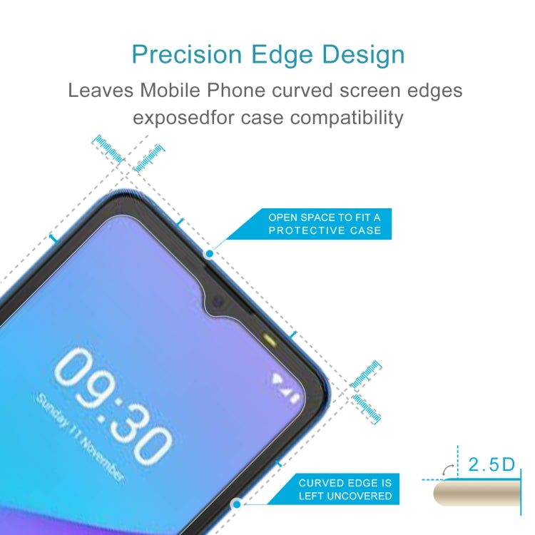 50 PCS 0.26mm 9H 2.5D Tempered Glass Film For Tecno Pop 4 Air