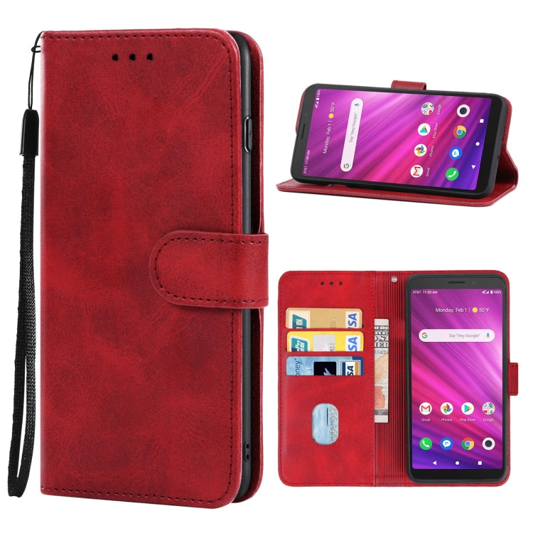 Leather Phone Case For Alcatel Axel