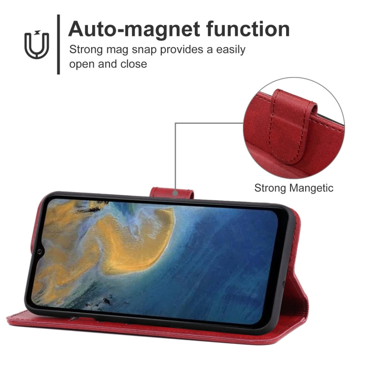 Leather Phone Case For ZTE Blade A72